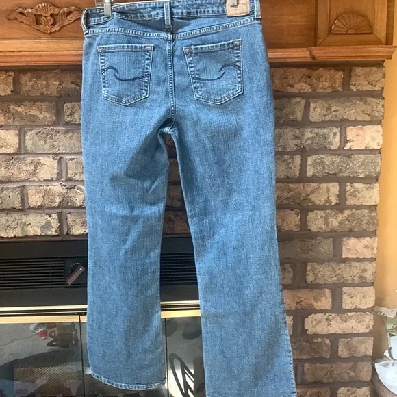 Womens Levi Strauss & co low rise bootcut stretch jeans size 12 short. - Picture 8 of 10
